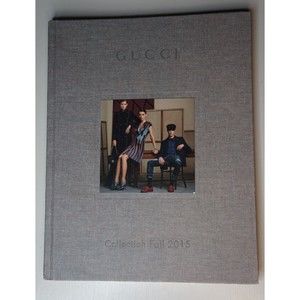 Gucci New Collection Catalog Fall 2015 Hard Cover Bound Book Catalogue